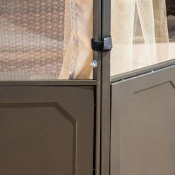 Top 10 ⭐ Best Selling Home Soft-top Vega Polyester Gazebo - Camel 👏 -Teak Outdoor Furniture Elegant shop detail2BSHD1906