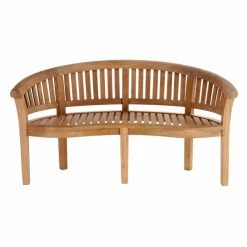 Cheap ✨ Outdoor Benches Chic Teak Peanut Teak Outdoor Bench 👍 -Teak Outdoor Furniture Elegant shop detail2CHIT010