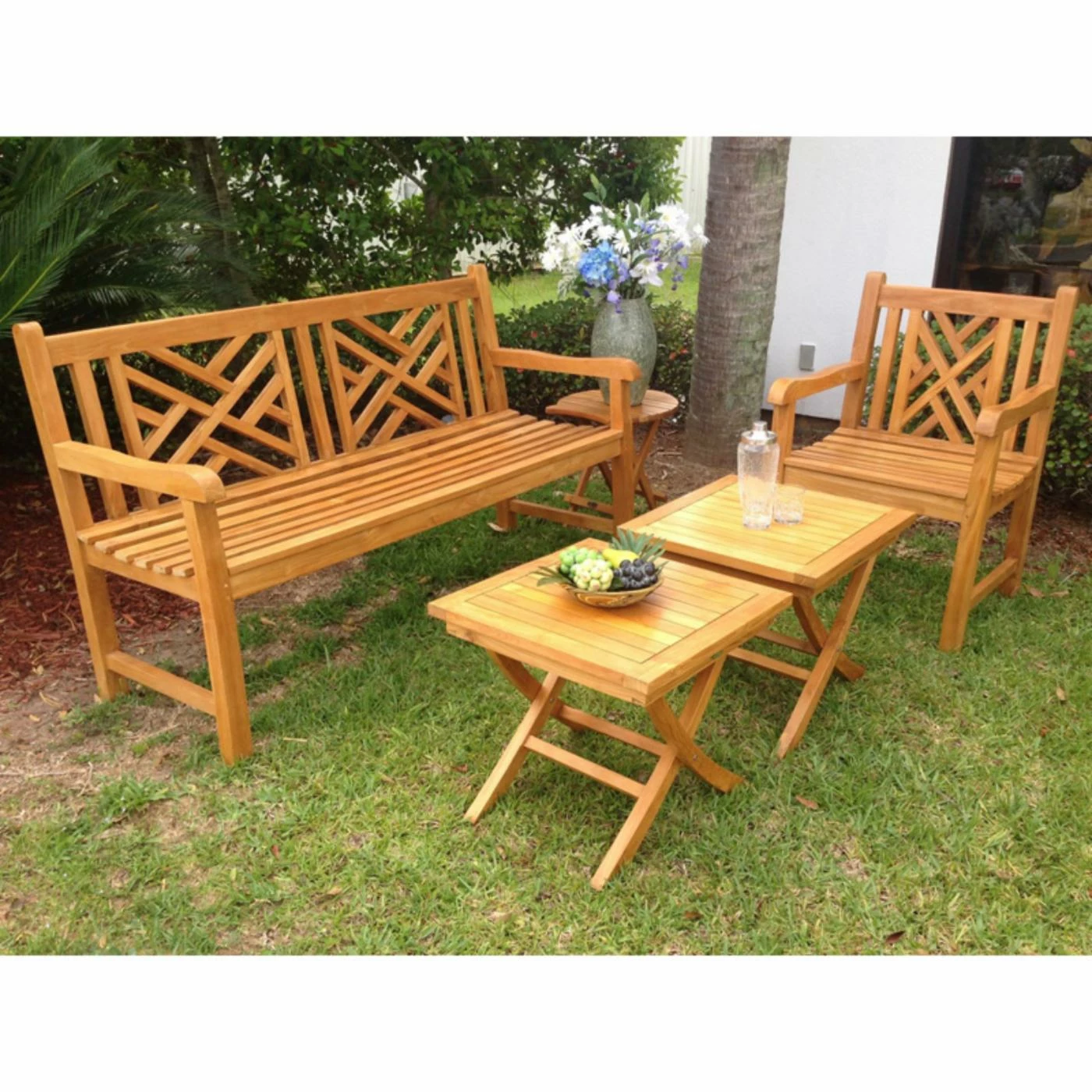 Cheapest ๐ Patio Accent Tables Chic Teak Titanic Teak Outdoor Folding Side Table ๐ 6 Cheapest ๐ Patio Accent Tables Chic Teak Titanic Teak Outdoor Folding Side Table ๐ - Image 4