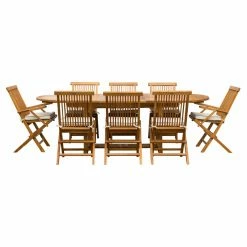Budget โญ Patio Dining Sets Chic Teak Miami Teak 9 Piece Oval Patio Dining Set ๐ 12 Budget โญ Patio Dining Sets Chic Teak Miami Teak 9 Piece Oval Patio Dining Set ๐ -Teak Outdoor Furniture Elegant shop detail2CHIT441