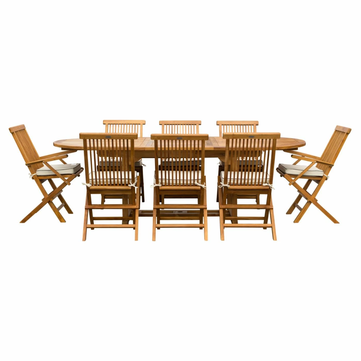 Budget โญ Patio Dining Sets Chic Teak Miami Teak 9 Piece Oval Patio Dining Set ๐ 6 Budget โญ Patio Dining Sets Chic Teak Miami Teak 9 Piece Oval Patio Dining Set ๐ - Image 4