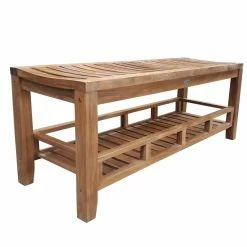 Brand new 🥰 Outdoor Benches Chic Teak Bahama 47 In. Patio Bench / Shower Stool 💯 -Teak Outdoor Furniture Elegant shop detail2CHIT516