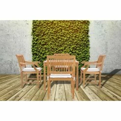 Promo ๐ Patio Dining Sets Chic Teak Florence 5 Piece Teak Wood Patio Dining Set With Arm Chairs ๐ 10 Promo ๐ Patio Dining Sets Chic Teak Florence 5 Piece Teak Wood Patio Dining Set With Arm Chairs ๐ -Teak Outdoor Furniture Elegant shop detail2CHIT537
