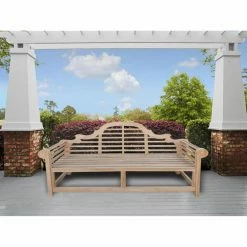 Top 10 ❤️ Outdoor Benches Seven Seas Teak Marlborough Curved Back Garden Bench - Honey Tone Brown 🎁 -Teak Outdoor Furniture Elegant shop detail2CHIT554