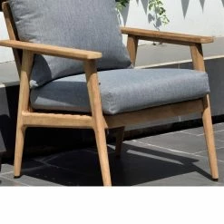 New 🥰 Outdoor Lounge Chairs Amazonia Anafi Teak Outdoor Lounge Chair 🧨 -Teak Outdoor Furniture Elegant shop detail2IHM512