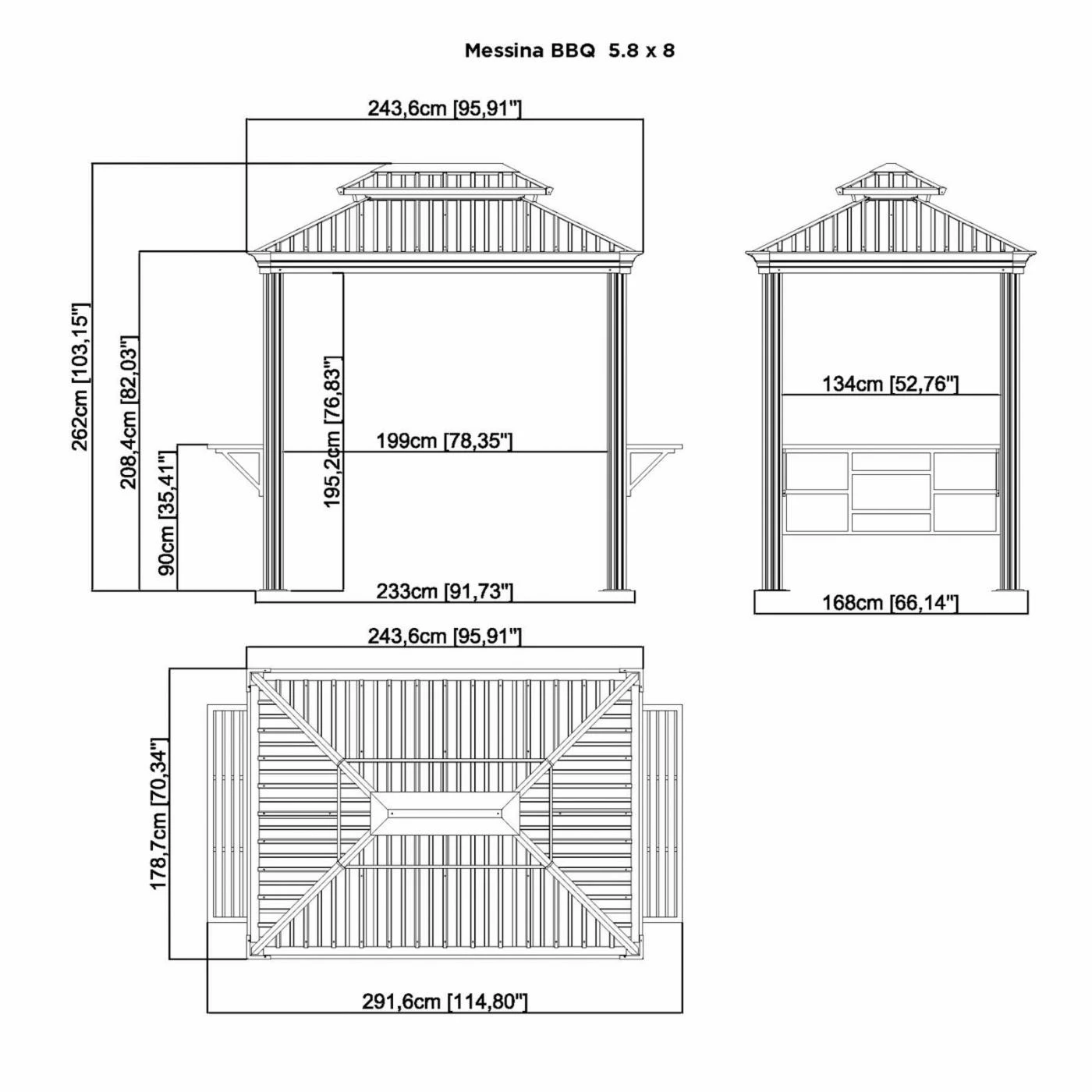 Coupon 🔔 Hardtop SOJAG INC Messina 6 X 8 Ft. Steel Grill Gazebo 🔥 6 Coupon 🔔 Hardtop SOJAG INC Messina 6 X 8 Ft. Steel Grill Gazebo 🔥 - Image 4
