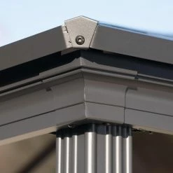 Discount 🎁 HN Outdoor Sausalito 10 X 10 Ft. Aluminum Hardtop Gazebo 😍 -Teak Outdoor Furniture Elegant shop detail3BSHD3260