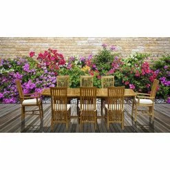 Wholesale 🥰 Patio Dining Chairs Chic Teak Balero Teak Patio Dining Arm Chair 🧨 -Teak Outdoor Furniture Elegant shop detail3CHIT038