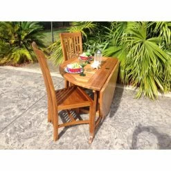 Best Pirce 🛒 Patio Dining Chairs Chic Teak Balero Teak Patio Dining Side Chair 😉 -Teak Outdoor Furniture Elegant shop detail3CHIT039 1