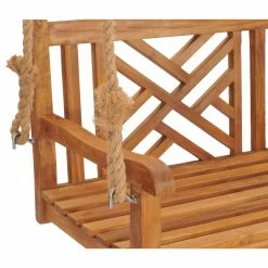 Deals 💯 Porch Swings Chic Teak Chippendale 60 In. Outdoor Porch Swing 👍 -Teak Outdoor Furniture Elegant shop detail3CHIT110