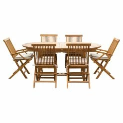 Budget โญ Patio Dining Sets Chic Teak Miami Teak 9 Piece Oval Patio Dining Set ๐ 14 Budget โญ Patio Dining Sets Chic Teak Miami Teak 9 Piece Oval Patio Dining Set ๐ -Teak Outdoor Furniture Elegant shop detail3CHIT441