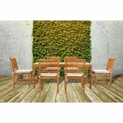 Cheap 🤩 Patio Dining Sets Chic Teak Bermuda 7 Piece Teak Wood Patio Dining Set With 6 Side Chairs ❤️ 13 Cheap 🤩 Patio Dining Sets Chic Teak Bermuda 7 Piece Teak Wood Patio Dining Set With 6 Side Chairs ❤️ -Teak Outdoor Furniture Elegant shop detail3CHIT542