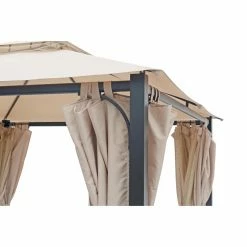 Discount ⌛ Soft-top Cloud Mountain 10 X 10 Vented Gazebo Mosquito Netting And Privacy Panels 👏 -Teak Outdoor Furniture Elegant shop detail3CLOD250