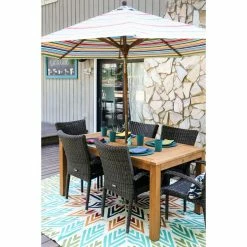Promo 🎉 Patio Dining Sets HN Outdoor Kingston Teak Dining Set - Seats 6 🔔 -Teak Outdoor Furniture Elegant shop detail3IHM078 1