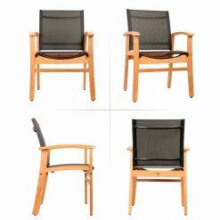 Hot Sale 🔔 Patio Dining Sets Amazonia Chelsea Reclaimed Teak 9 Piece Patio Dining Set 😍 -Teak Outdoor Furniture Elegant shop detail3IHM511