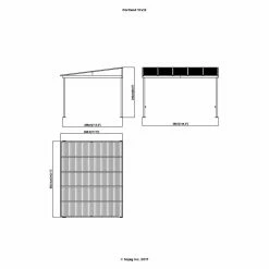 Best Pirce ⌛ Soft-top SOJAG INC Portland Mural Sun Shelter Outdoor Gazebo With Net And Curtains ⌛ -Teak Outdoor Furniture Elegant shop detail3SOJA003