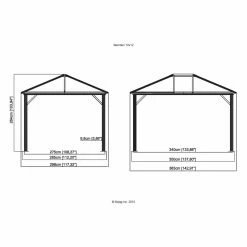 Deals 🛒 Hardtop SOJAG INC Meridien Hard Top Sunshelter Outdoor Gazebo With Side Netting 👏 16 Deals 🛒 Hardtop SOJAG INC Meridien Hard Top Sunshelter Outdoor Gazebo With Side Netting 👏 -Teak Outdoor Furniture Elegant shop detail3SOJA004