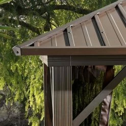 Top 10 🎁 Hardtop SOJAG INC Genova Double Roof Gazebo 🔔 -Teak Outdoor Furniture Elegant shop detail3SOJA058