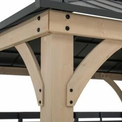 Top 10 ๐งจ SummerCove Cameron 11 Ft. X 11 Ft. Cedar Wood Framed Hot Tub Gazebo With Steel And Polycarbonate Hardtop ๐ 17 Top 10 ๐งจ SummerCove Cameron 11 Ft. X 11 Ft. Cedar Wood Framed Hot Tub Gazebo With Steel And Polycarbonate Hardtop ๐ -Teak Outdoor Furniture Elegant shop detail3SUNR1227