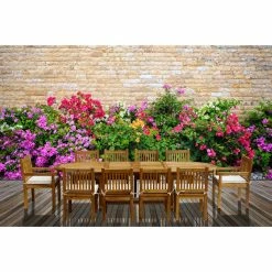 Budget 🌟 Patio Dining Chairs Chic Teak Elzas Teak Patio Dining Arm Chair 🔔 -Teak Outdoor Furniture Elegant shop detail4CHIT018