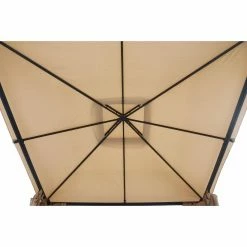 Discount ⌛ Soft-top Cloud Mountain 10 X 10 Vented Gazebo Mosquito Netting And Privacy Panels 👏 -Teak Outdoor Furniture Elegant shop detail4CLOD250