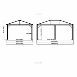 Deals 🛒 Hardtop SOJAG INC Meridien Hard Top Sunshelter Outdoor Gazebo With Side Netting 👏 17 Deals 🛒 Hardtop SOJAG INC Meridien Hard Top Sunshelter Outdoor Gazebo With Side Netting 👏 -Teak Outdoor Furniture Elegant shop detail4SOJA004