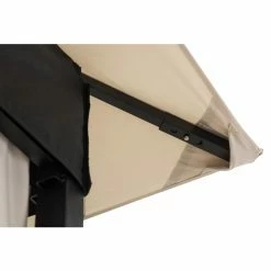 Top 10 👍 Soft-top Sunjoy Hip 11 X 13 Ft. 2 Tier Fabric Top Steel Gazebo 😍 -Teak Outdoor Furniture Elegant shop detail4SUNR1166