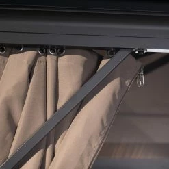 Discount 🎁 HN Outdoor Sausalito 10 X 10 Ft. Aluminum Hardtop Gazebo 😍 -Teak Outdoor Furniture Elegant shop detail5BSHD3260