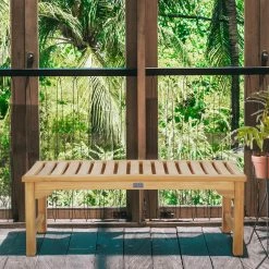 Cheap ✨ Outdoor Benches Seven Seas Teak Outdoor Backless Bench 🔥 -Teak Outdoor Furniture Elegant shop detail5CHIT302