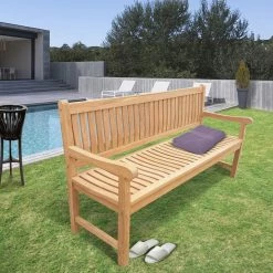 New 😍 Outdoor Benches Seven Seas Teak San Juan Outdoor Teak Wood Bench 🔥 -Teak Outdoor Furniture Elegant shop detail5CHIT407