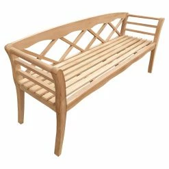 Wholesale ✔️ Outdoor Benches Seven Seas Teak Montana Outdoor Patio Bench - Honey Tone Brown ⌛ -Teak Outdoor Furniture Elegant shop detail5CHIT530