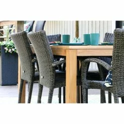 Promo 🎉 Patio Dining Sets HN Outdoor Kingston Teak Dining Set - Seats 6 🔔 -Teak Outdoor Furniture Elegant shop detail5IHM078