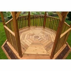 Promo 🧨 Hardtop Outdoor Living Today Bayside 10 Ft. Octagon Gazebo 🧨 -Teak Outdoor Furniture Elegant shop detail5OLT053