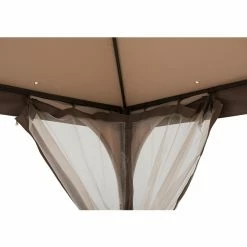 Best reviews of 😍 Soft-top Sunjoy 9.5 X 9.5 Ft. 2-tone Fabric Topped Steel Gazebo 🎉 -Teak Outdoor Furniture Elegant shop detail5SUNR1169