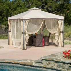 Flash Sale 🌟 Soft-top HN Outdoor Cordova Gazebo ✔️ 20 Flash Sale 🌟 Soft-top HN Outdoor Cordova Gazebo ✔️ -Teak Outdoor Furniture Elegant shop detail6BSHD1331
