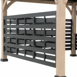 Top 10 ๐งจ SummerCove Cameron 11 Ft. X 11 Ft. Cedar Wood Framed Hot Tub Gazebo With Steel And Polycarbonate Hardtop ๐ 20 Top 10 ๐งจ SummerCove Cameron 11 Ft. X 11 Ft. Cedar Wood Framed Hot Tub Gazebo With Steel And Polycarbonate Hardtop ๐ -Teak Outdoor Furniture Elegant shop detail6SUNR1227