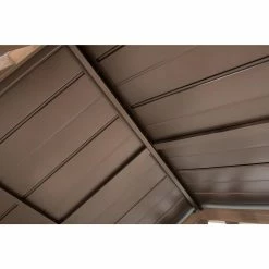 Discount 😉 Sunjoy 9 Ft. X 6 Ft. Cedar Wood Hardtop Grill Gazebo ⌛ -Teak Outdoor Furniture Elegant shop detail6SUNR1256