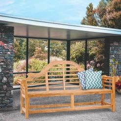 Cheapest 👍 Outdoor Benches Chic Teak Lutyens Teak Outdoor Bench ✨ -Teak Outdoor Furniture Elegant shop detail7CHIT013