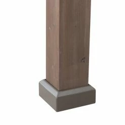 Best deal ⌛ SummerCove Maple 12 Ft. X 14 Ft. Cedar Framed Gazebo With Steel Hardtop Roof - Brown 🎁 -Teak Outdoor Furniture Elegant shop detail7SUNR1225