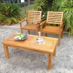 Buy 🥰 Patio Dining Chairs Chic Teak Kasandra Teak Patio Dining Arm Chair ⌛ -Teak Outdoor Furniture Elegant shop detailCHIT024