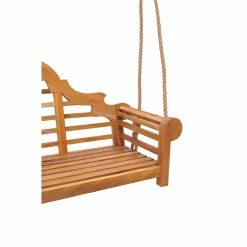 Top 10 🛒 Porch Swings Chic Teak Lutyens Porch Swing 👏 -Teak Outdoor Furniture Elegant shop detailCHIT340