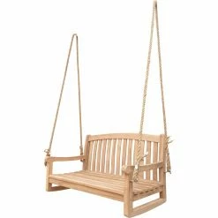 Cheapest ✨ Porch Swings Seven Seas Teak San Jose Outdoor Porch Swing - Honey Tone Brown 😉 -Teak Outdoor Furniture Elegant shop detailCHIT528