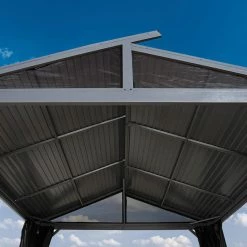 Buy 🥰 Hardtop SOJAG INC Sanibel II 8 X 8 Ft. Gazebo With Insect Netting ⌛ -Teak Outdoor Furniture Elegant shop detailSOJA051