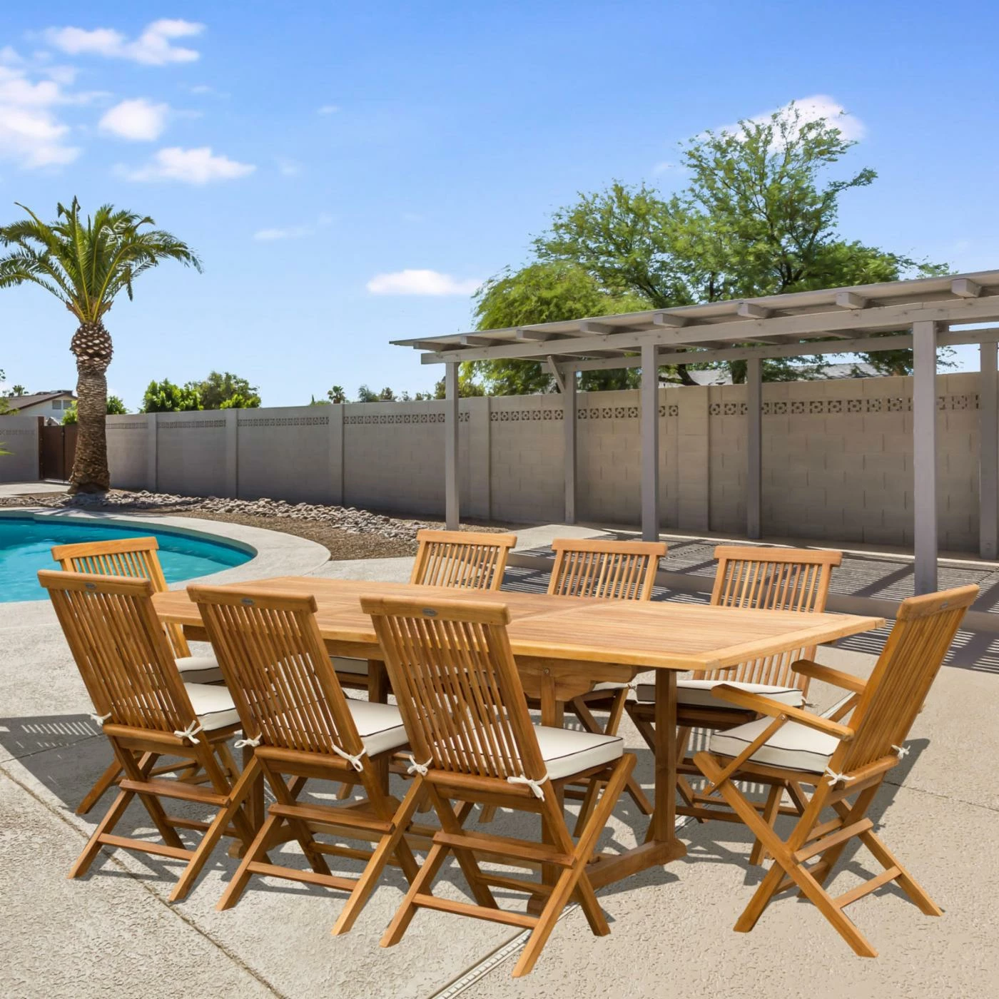 Best reviews of ๐ Patio Dining Sets Chic Teak Miami Teak 9 Piece Rectangle Patio Dining Set ๐ 4 Best reviews of ๐ Patio Dining Sets Chic Teak Miami Teak 9 Piece Rectangle Patio Dining Set ๐ - Image 2