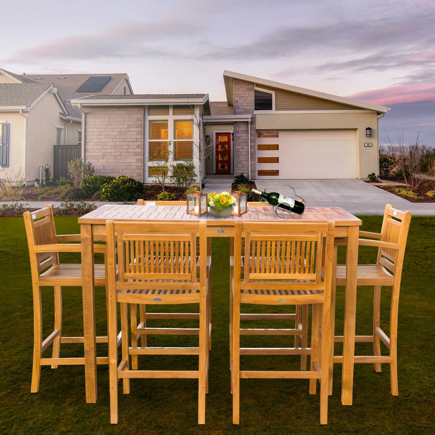 Deals ๐ Patio Dining Sets Chic Teak Maldives Teak 7 Piece Rectangle Patio Dining Set ๐งจ 4 Deals ๐ Patio Dining Sets Chic Teak Maldives Teak 7 Piece Rectangle Patio Dining Set ๐งจ - Image 2