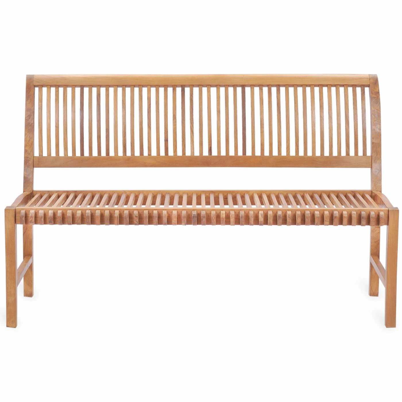 Best deal โ๏ธ Outdoor Benches Chic Teak Castle Slat Back Armless Garden Bench - Honey Tone Brown ๐ 4 Best deal โ๏ธ Outdoor Benches Chic Teak Castle Slat Back Armless Garden Bench - Honey Tone Brown ๐ - Image 2