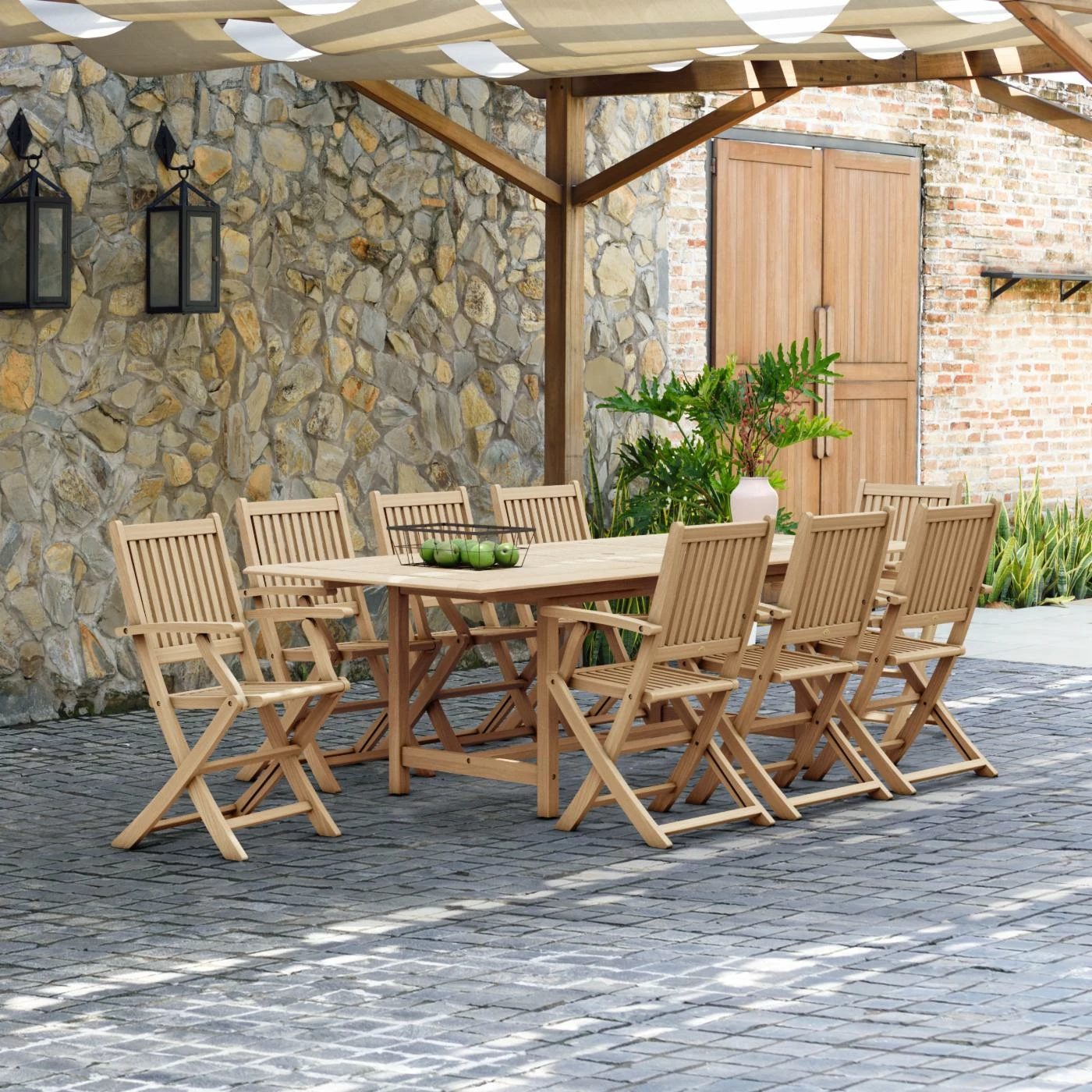 Wholesale ๐ Patio Dining Sets Amazonia Hamburg Teak Dining Set - Seats 8 ๐ 4 Wholesale ๐ Patio Dining Sets Amazonia Hamburg Teak Dining Set - Seats 8 ๐ - Image 2