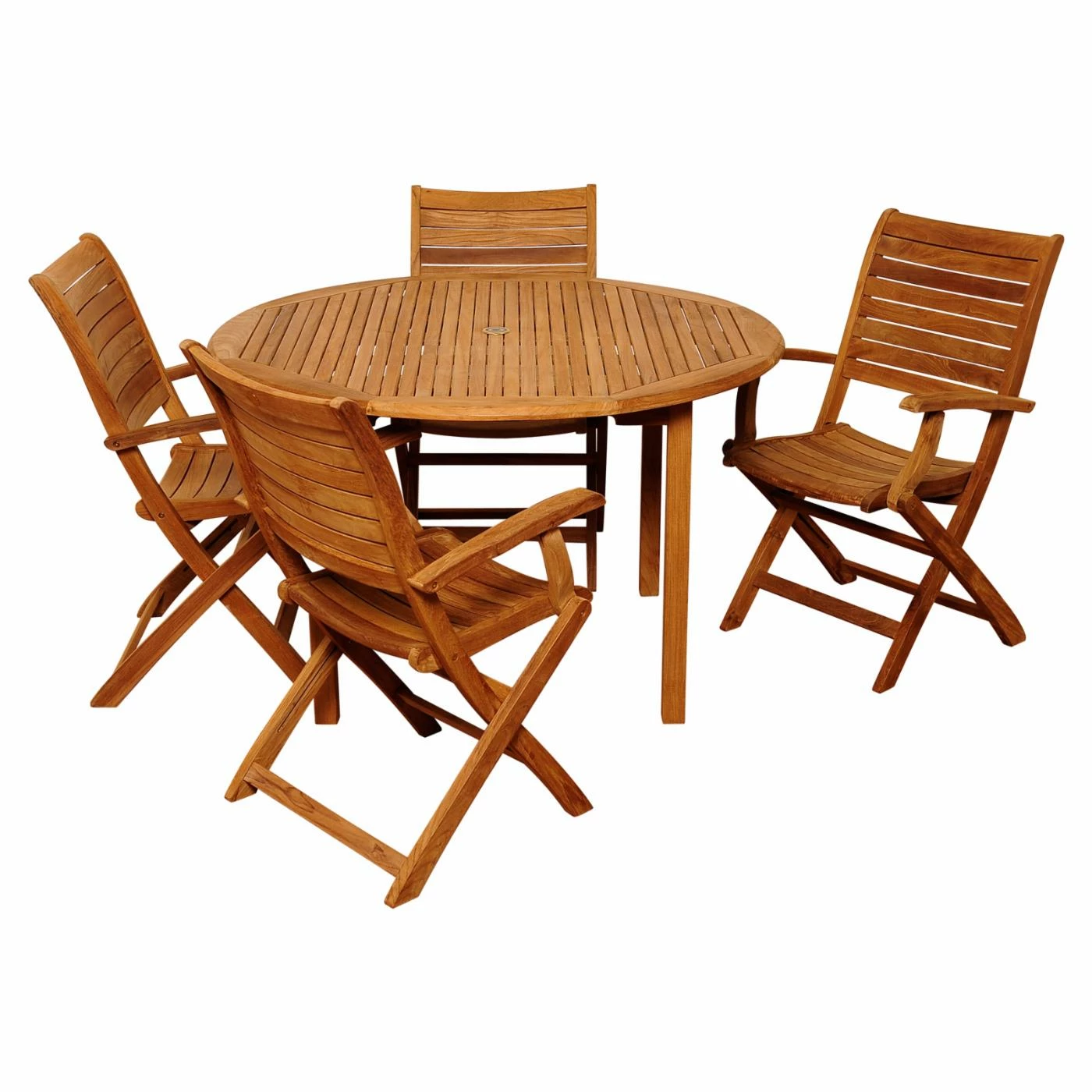 New ๐ Patio Dining Sets Amazonia Olympia Teak 5 Piece Round Patio Dining Set ๐ 4 New ๐ Patio Dining Sets Amazonia Olympia Teak 5 Piece Round Patio Dining Set ๐ - Image 2