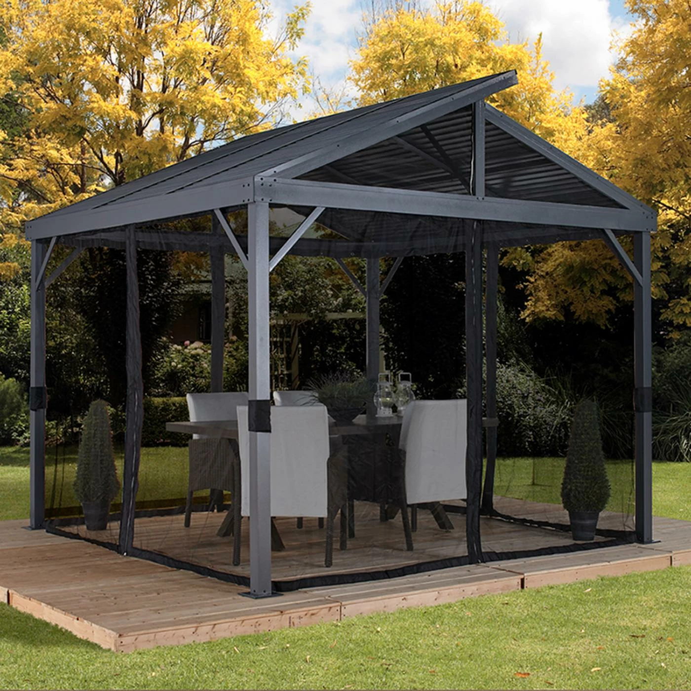 Deals ⭐ Hardtop SOJAG INC Sanibel II 10 X 10 Ft. Steel Gazebo 🎁 4 Deals ⭐ Hardtop SOJAG INC Sanibel II 10 X 10 Ft. Steel Gazebo 🎁 - Image 2