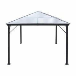 Coupon 👏 Best Selling Home Bailey 10 X 10 Ft. Aluminum Hardtop Gazebo 🔥